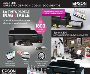 Caracteristicas del Impresor Epson L800 Ecotank