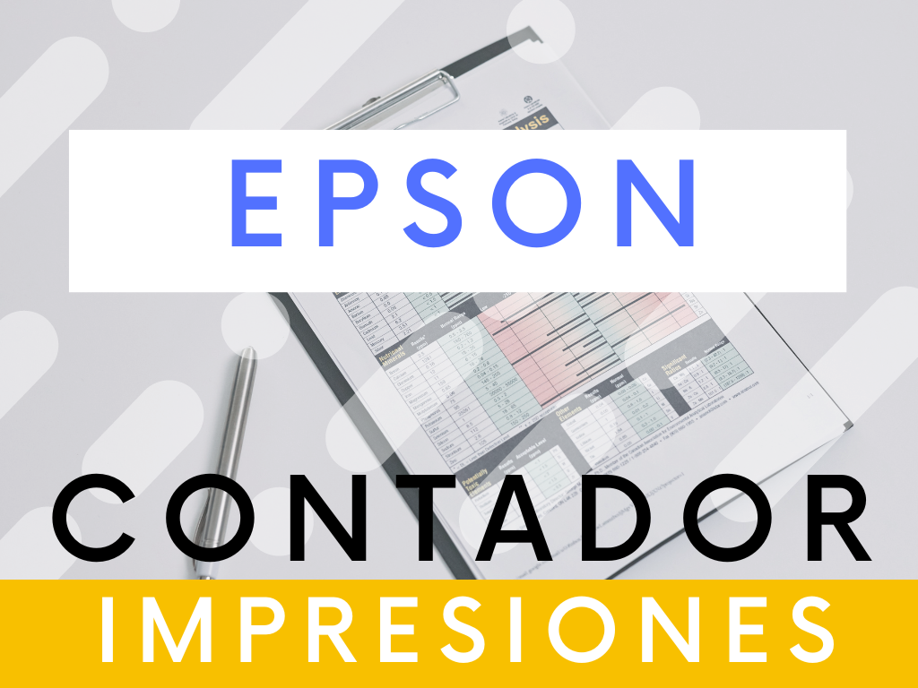 ¿Como conocer el contador de impresiones Epson L380